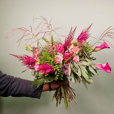 Boho Bouquet made by Boerma Instituut Student Kodai