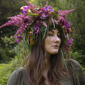 Botanical Headdress by Mike Boerma