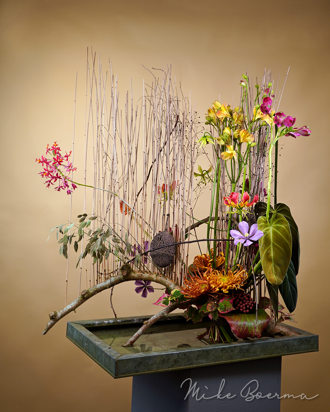 Asymmetrical Organic Handtied Bouquet by Mike Boerma