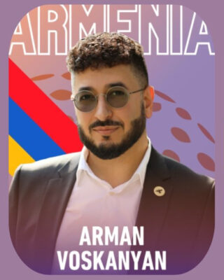 World Cup Floral Art Competitor Arman Voskanyan