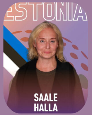 World Cup Floral Art Competitor from Estonia - Saale Halla