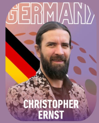 World Cup Floral Art Competitor from Germany - Christopher Ernst