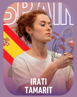 World Cup Floral Art Competitor from Spain - Irati Tamarit